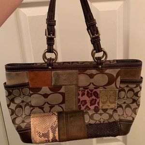 Coach Safari Patchwork Purse